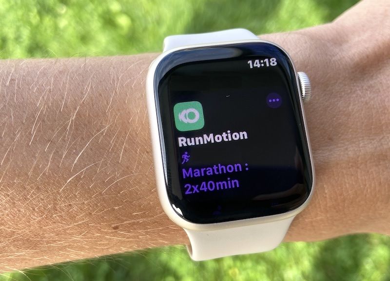 Apple Watch bijhouden van hardlopen met RunMotion Coach