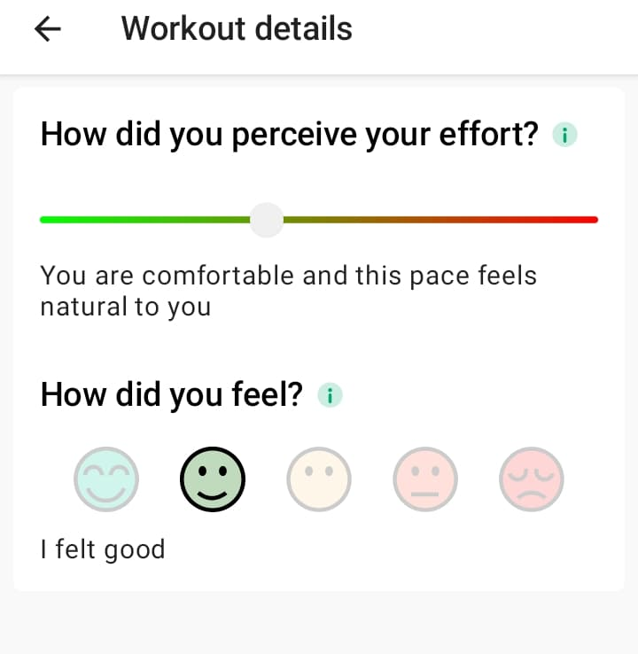 RunMotion - Training feedback