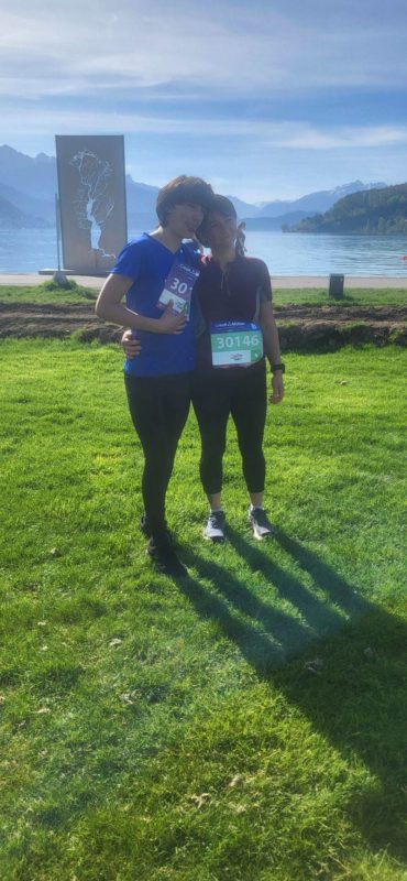 Angeline loopt 5 en 10 km in Annecy als boost voor marathontraining.