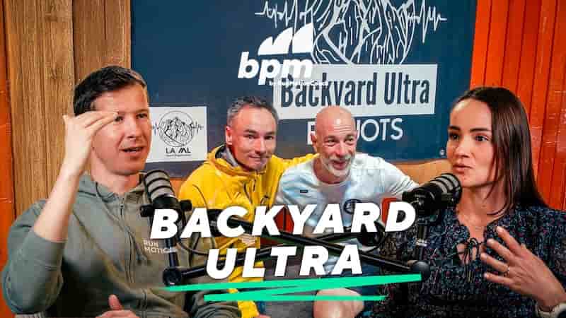Xuane Nguyen tijdens een Backyard Ultra, 66 rondes en 443 km trailrunning, extreem uithoudingsvermogen.
