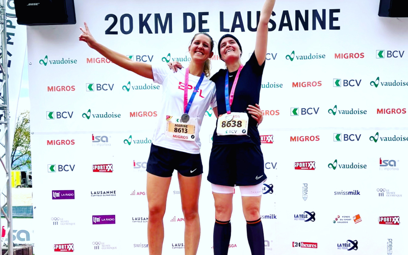 Marine loopt 10 km PR in Lausanne in 48:44 dankzij slimme hardlooptraining.