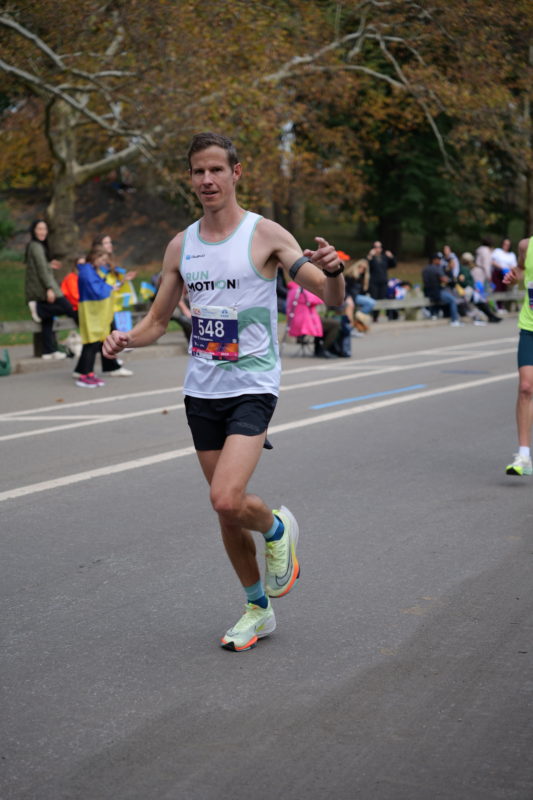 Selectie van de mooiste foto’s van RunMotion Coach tijdens de New York City Marathon 2023.