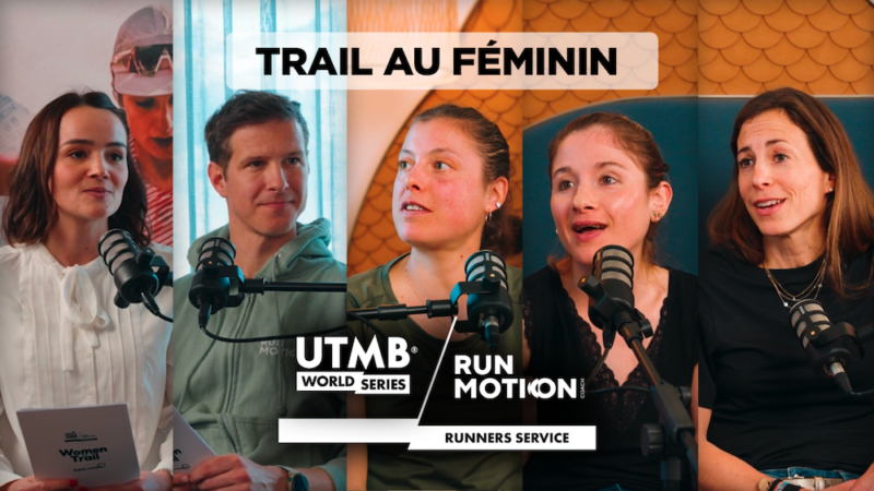 Vrouwelijke trailrunner traint voor UTMB met focus op voeding, training en betere prestaties.